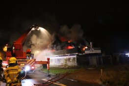 Grote brand in Heerhugowaard