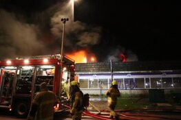 Grote brand in Heerhugowaard