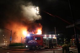 Grote brand in Heerhugowaard