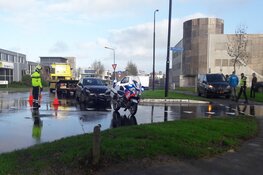 Auto total loss na ongeval op kruispunt Heerhugowaard