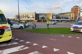 Fietser aangereden op de 'bekende' kruising bij het Station