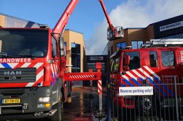 Brand bij aannemersbedrijf in Heerhugowaard