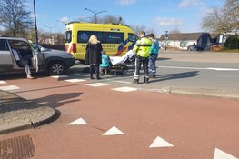 Fietser komt met de schrik vrij na aanrijding