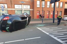 Aanrijding na verkeersconflict in Heerhugowaard