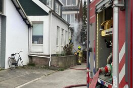 Brand op terras in Noord-Scharwoude