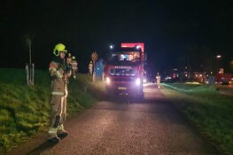 Grote brand in loods aan de Overtoom