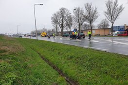 Gewonde bij kop-staart botsing op N242