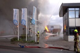 Grote brand in Broek op Langedijk