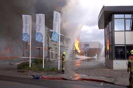 Grote brand in Broek op Langedijk