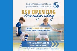 KSV Voetbal organiseert Open Dag voor jongste jeugd