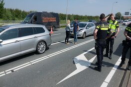 Automobilist gewond bij kop-staartbotsing op N242 bij Heerhugowaard