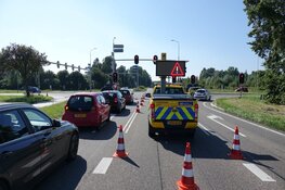 Veel blikschade bij ongeval N245
