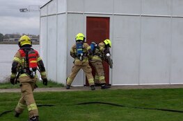 Brand in toiletgebouw Park van Luna