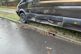 Aanrijding met pakketdienst in Heerhugowaard