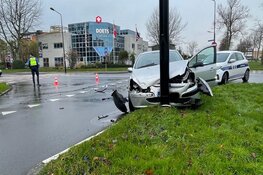 Aanrijding met pakketdienst in Heerhugowaard