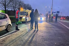 Schade en file door ongeval op N242