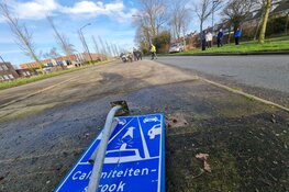 Eenzijdig ongeval op Westtangent, bestuurder aangehouden