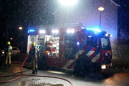 Brand in garagebox in Heerhugowaard