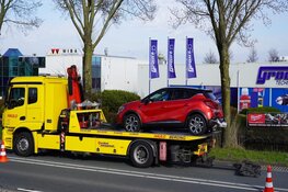 Kop-staartbotsing op N242 bij Heerhugowaard