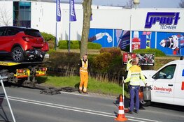 Kop-staartbotsing op N242 bij Heerhugowaard