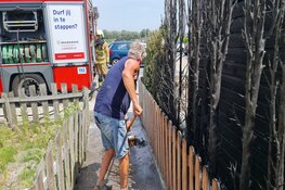 Brand op camping in Oudkarspel