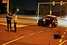 Veel schade bij ongeval kruising Westerweg/Broekerweg