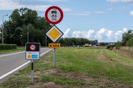 Provincialeweg (N504) in Oudkarspel één avond en nacht dicht