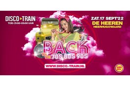 Disco Train dendert komende zaterdag door Grandcafe De Heeren