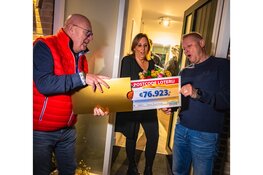 Inwoners Noord-Scharwoude verdelen 1 miljoen euro bij Postcode Loterij Miljoenennacht