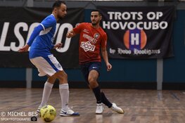 Zaalvoetbalderby nooit een echte wedstrijd. Hovocubo met zevenklapper te sterk voor FC Marlène