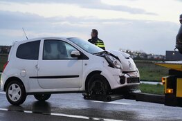 Schade bij kopstaartbotsing bij Oudkarspel