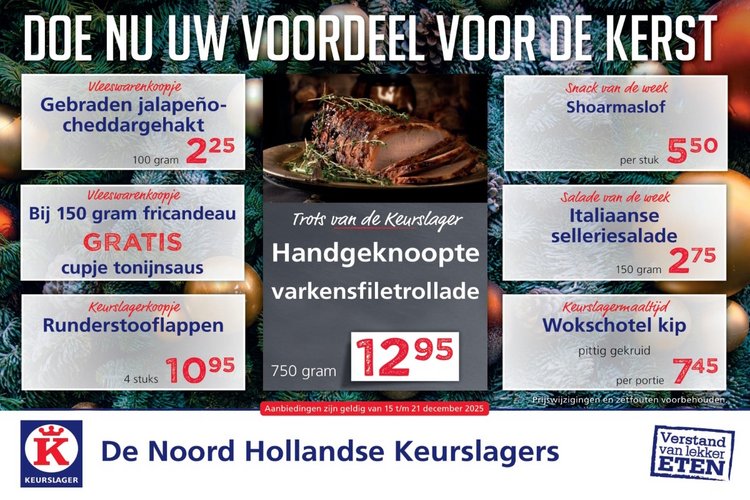 Weekaanbieding bij Ruud Klercq Keurslager