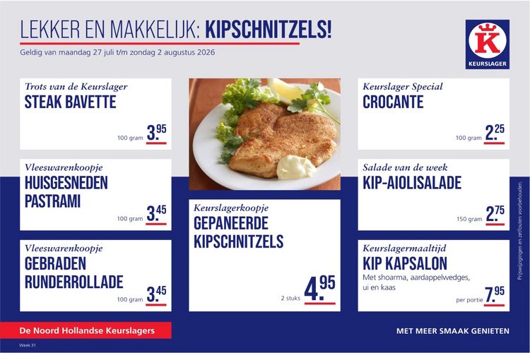 Weekaanbieding bij Ruud Klercq Keurslager