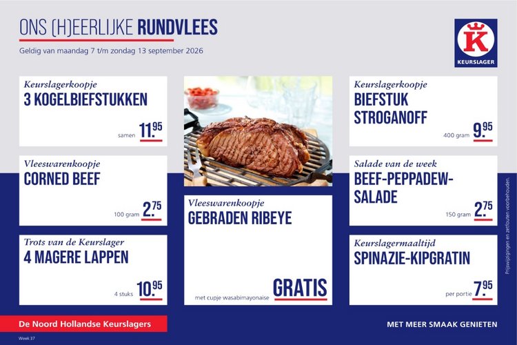 Weekaanbieding bij Ruud Klercq Keurslager