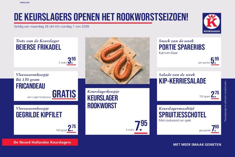 Weekaanbieding bij Ruud Klercq Keurslager