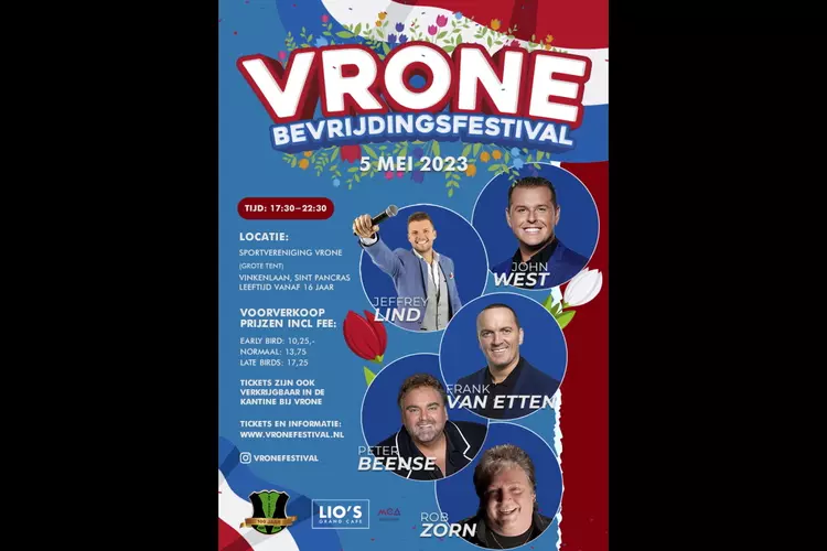 Vrone bevrijdingsfestival 2023