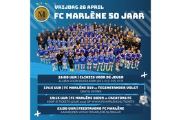 Zaalvoetbalgrootmacht FC Marlène een halve eeuw jong