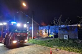 Flinke brand bij sauna in Heerhugowaard