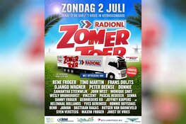 RADIONL Zomertoer Heerhugowaard kent topbezetting met o.a. Tino Martin, Yves Berendse, Frans Duijts, Donnie en René Froger