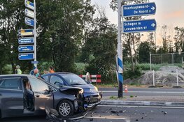 Veel schade bij ongeval op N242