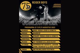 Reiger Boys is 75 jaar en viert dat in augustus met jubileumweek en Waard Cup