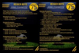Waardcup vanaf 22 augustus bij 75-jarig Reiger Boys