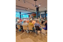 Feestelijke bijeenkomst seniorengroep: Met Elkaar, Voor Elkaar
