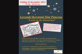 Kerstactiviteiten 2023 Protestantse Gemeente te Sint Pancras