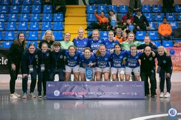 FC Marlène geeft grootmacht en toernooiwinnaar Benfica één helft uitstekend partij en is ervaring rijker