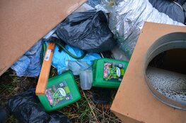 Restanten hennepkwekerij gedumpt in Koedijk