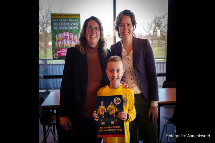 Gezamenlijke actie Reiger Boys en sponsor Vomar: 75-jarig bestaan Reiger Boys gevierd met voetbalplaatjesactie