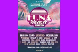 Quintino, Brennan Heart, Broederliefde, Chuckie en Afro Bros op Luna Beach Festival 2024