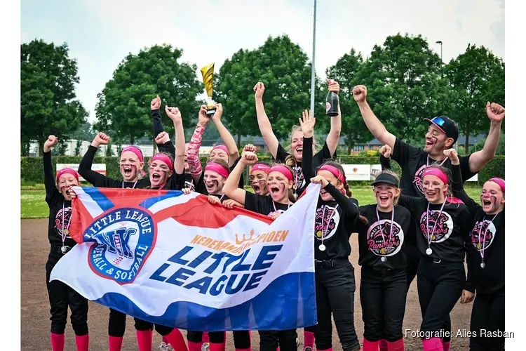 Softbalmeiden Noord-Holland Noord winnen NK Little League