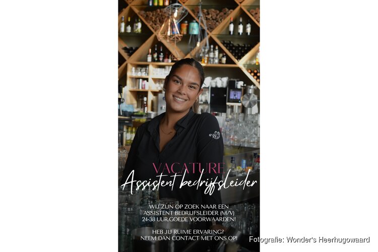 Vacature bij Wonder's: Assistent bedrijfsleider